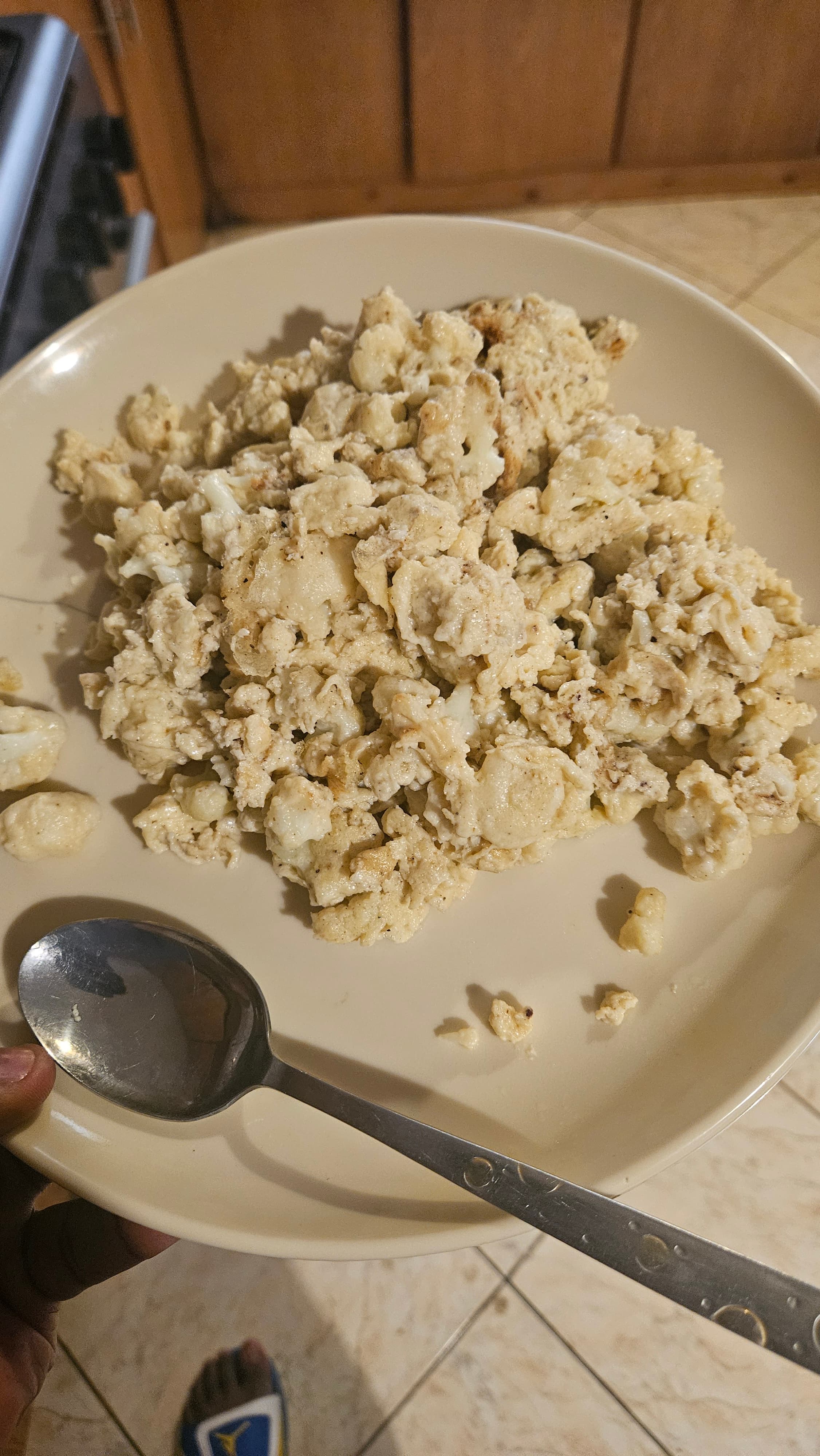 Cauliflower and eggs